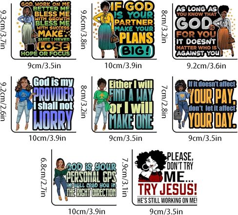 14Pcs Black Women Letters Iron On Decals Thermal Transfer Stickers for Clothing Heat Press Decoration Appliqued in Kuwait