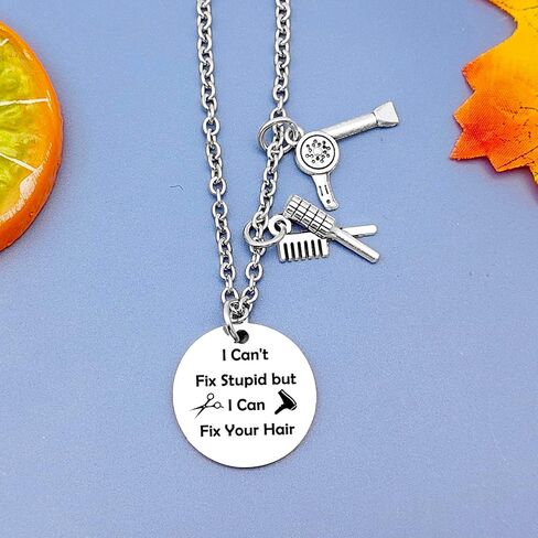 هدية صالون مصفف الشعر للنساء والرجال، قلادة مصفف الشعر، فكرة هدية مصفف الشعر للأصدقاء، مصفف الشعر، المجوهرات، مصفف الشعر، شكرًا لك هدايا لزملاء العمل، هدية صالون الشعر، هدية التقاعد، مصفف الشعر in Kuwait