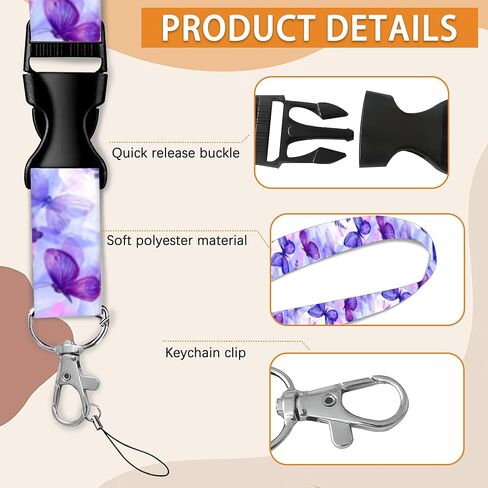 Cute Dog ID Badge Holder with Lanyard and Retractable Badge Reel Clip,Keychain Name Badge Clip for Teacher Women Student Nurse in Kuwait