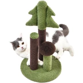 Cat Craft Sisal & Chenille Forest Pine and Flower Cat Scratching Post Set