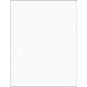 TYH Supplies Full Sheet Shipping Address Labels White Matte 8.5 x 11 Inch, 50 Labels, Laser & Inkjet, Strong Adhesive
