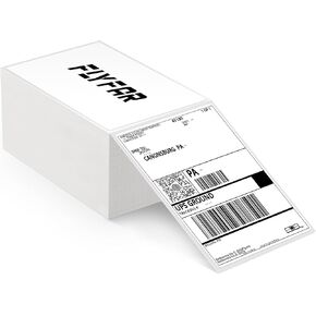4x6 Direct Thermal Shipping Labels,FLYFAR 4x6 Thermal Labels for Thermal 4x6 Shipping Label Printer,Compatible and Commercial Grade Label Stickers (500 Labels, 1 Stack)