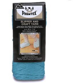 Phentex Slipper & Craft Yarn, 3 Ounce, White, Single Ball