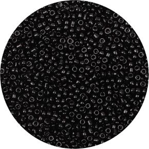 2000 قطعة من خرز البذور الزجاجية السائبة، 4 مم 6/0 خرز بذور الحرف اليدوية خرز المهر الصغير لمشاريع الحرف اليدوية DIY صناعة المجوهرات - خرز خصر أسود خرز فاصل مع ملاقط in Kuwait