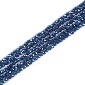 2mm Aquamarine Faceted Gemstone Round Loose Beads Strand 15.5-16" DIY Jewelry Making