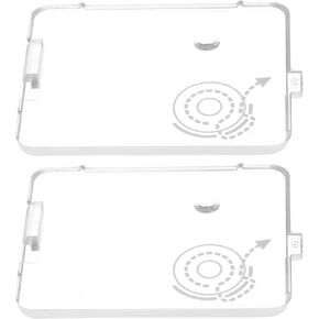 ECSiNG 2 Pcs Bobbin Cover Slide Plate 416428301 Compatible With Singer 3321,3323,4411,4423,5511,511 Sewing Machine Needle Cover Plate(Transparent)