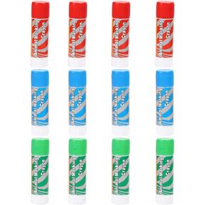 Livestock Crayon, 12Pcs Large Livestock Marking Crayons, Red Green Blue Color Marker Pens for Pigs, Animal Identification,