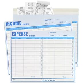 12/Pack Receipts Organizer Income & Expense Tracker Envelopes (11.4" W x 9" H heavyweight 110 lb. Cover cardstock), small business Organize keep Receipt holder for easier tax,Financial Plan envelope