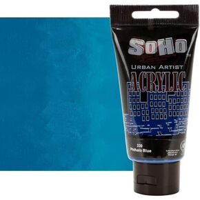 SoHo Urban Artist Heavy Body Acrylic Paint - 500 ml Jar - Red Ochre - Thick, Rich Color, Excellent Coverage, Professional Quality - Artists Acrylic Paint