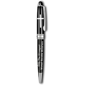 JYTAPP Female Ordained Minister Gift Pastor Appreciation Gift Only The Strongest Women Become Ministers Ballpoint Pen Religious Pen for Church Minister