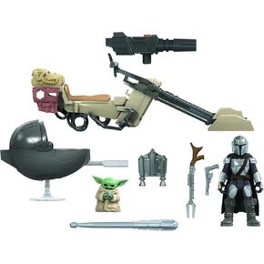 STAR WARS Mission Fleet Expedition Class The Mandalorian The Child Battle for The Bounty 2.5-Inch-Scale Figures and Vehicle, Kids Ages 4 and Up