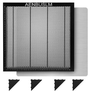 Honeycomb Laser Bed 300mm x 300mm Steel Honeycomb Cutting Mat for Laser Engraver Cutter Tray, Honeycomb Working Table Size 11.8" x 11.8"