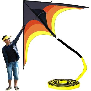 Giant Kite for Adults Easy to Fly, 9ft Huge Delta Kite Come with 98ft Tail in Saudi Arabia