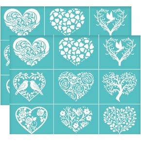 OLYCRAFT 2Pcs 8.7x11 Inch Lion Pattern Self-Adhesive Silk Screen Printing Stencil Lion Mesh Stencils Animal Theme Reusable Mesh Stencils Transfer for DIY T-Shirt Fabric Painting