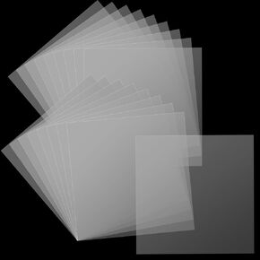 20 PCS 7mil Mylar Stencil Sheets, 12 x 12 Inch Mylar Template Material, Transparent Stencil Sheets for DIY