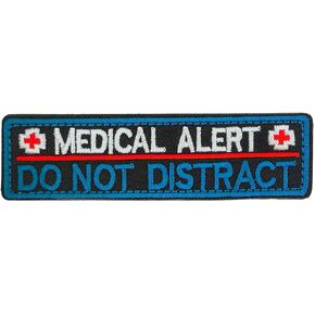 Medical Alert Tactical Dog Patch, Do Not Distract Service Dog Patch, Funny Military Morale Patches, Meme Patch, Mello Patch, Hook and Loop, Emblem Fastener for Dog Vests, Harnesses Collar, Backpack