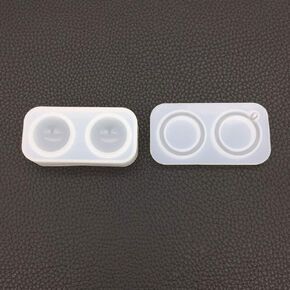 2 Pcs/Set Universe Round Ball Resin Casting Molds Silicone Mould for Pendant Bangle Bracelet Jewelry Making DIY Craft Tool