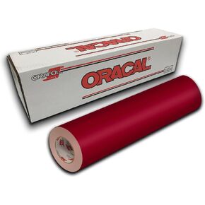 Oracal 651- 12" x 10ft - Dark Red 030
