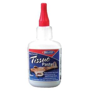 Deluxe Materials AD60 Paste 50 ml Adhesive and Glue – Rubber (Paste, Bottle, Blue, Red, White, 50 ml, 1 Piece)