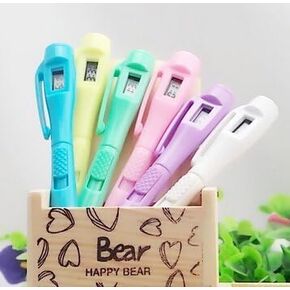 Set of 6 Cute Electronic Clock Ball Point Pen Gifts Prizes for Kids Civil Servants School Office