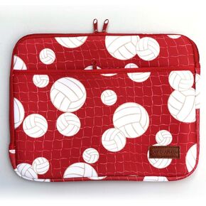 Passion for Volleyball Collection 12.5"x10" Laptop Sleeve (Neoprene Laptop Sleeve)