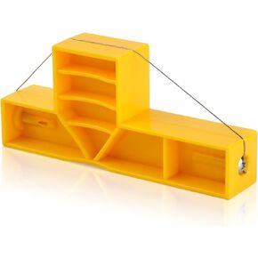 Clay Cutting Tool, 3.9 x 1.8 Inch Steel Wire Angle Clay Cutter Flexible Wire Bevel Cutter Clay Pottery Scoring Trimming Tool for Sculpting Ceramic Making (Yellow)