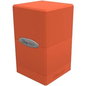 Ultra Pro E-15732 Satin Tower Deck Box-Pumpkin Orange