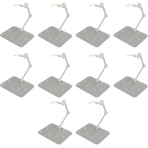 10 Sets Action Figure Stand,Figure Holder Doll Model Display Holder Base Doll Support Stand for 6in Models Action Base Display Stand Transparent Acrylic Anime Figure Display Stand Support Holder Base