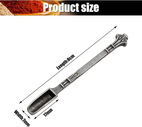 Litoexpe 4 Pieces Mini Shovel Spoon, Tiny Shovel Spoon, Miniature Spoons for Necklace DIY Craft Keychain Jewelry Making in Saudi Arabia