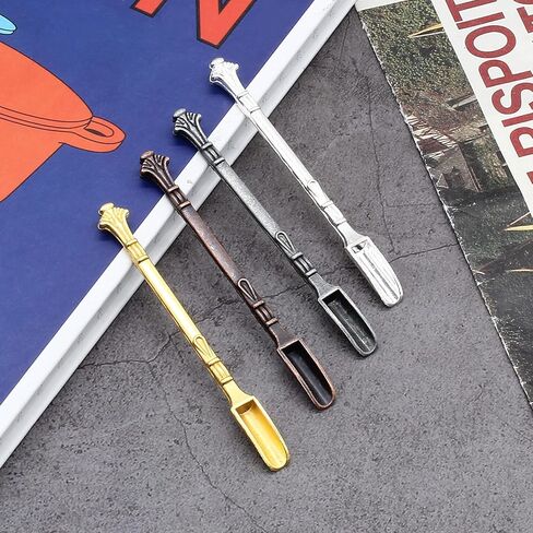Litoexpe 4 Pieces Mini Shovel Spoon, Tiny Shovel Spoon, Miniature Spoons for Necklace DIY Craft Keychain Jewelry Making in Saudi Arabia