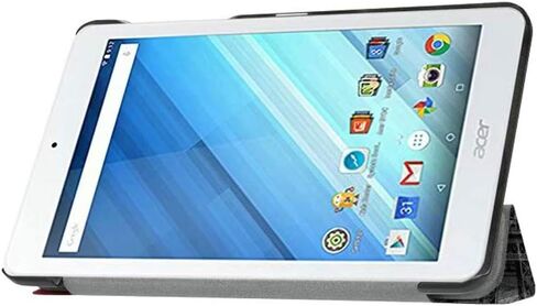 Ultra Slim Folio Stand Luxury Leather Case with Sleep Wake Up Function Smart Cover for Acer Iconia One 8 B1-850 B1-860 B1-870 / One8 B1-860A 8" (Iron Tower) in Kuwait