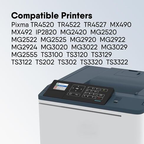 خرطوشة حبر PG 245 245xl بديلة لحبر Canon 245xl الأسود لحبر Canon pg-245xl خرطوشة حبر سوداء لحبر طابعة Canon 245 لكانون MX490 MG2522 MG2500 TS202 TS3122 TR4522 (2 أسود) in Saudi Arabia
