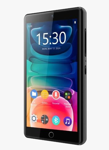 Samvix iPlatinum Q4 Built-in Speaker Kosher MP3 Player with Clear Silicone Case, Screen Protector and USB Type-C Cable in Saudi Arabia