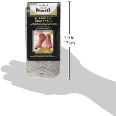 Phentex Slipper & Craft Yarn, 3 Ounce, White, Single Ball in Saudi Arabia