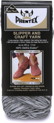 Phentex Slipper & Craft Yarn, 3 Ounce, White, Single Ball in Saudi Arabia