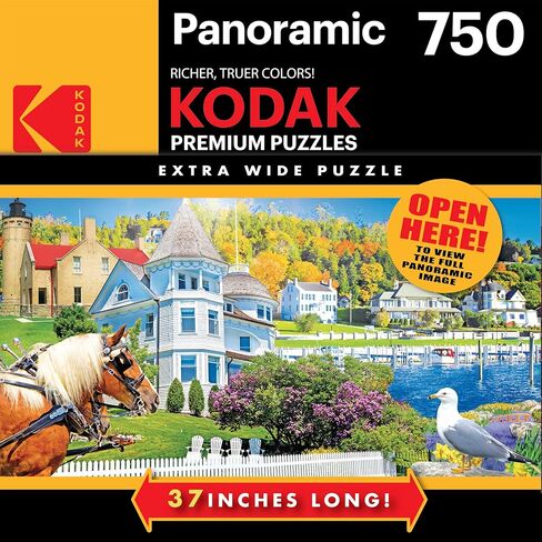RoseArt - Kodak Premium Panoramic - Mackinac Island - 750 Piece Jigsaw Puzzle for Adults in Saudi Arabia