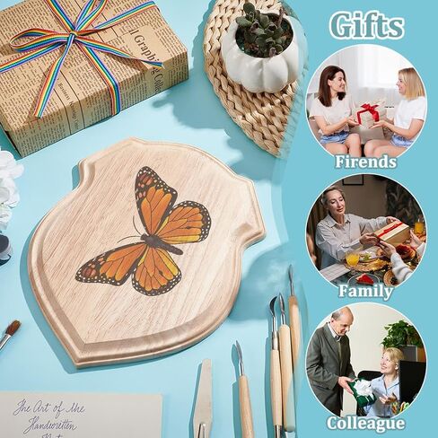 FINGERINSPIRE Unfinished Wooden Plaque Natural Wood Plaque 9.8x7.87x0.7inch Shield Shaped Wood Decoration Plaque Burlywood Jewerlry Display Pedestal Blank Signboards for DIY Projects Home Wall Decor in Saudi Arabia