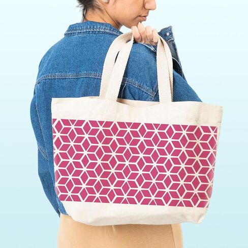 24Pcs Stencils for Painting, Geometric Pattern Stencils for Crafts Reusable, Wall Stencils for Painting Patterns, Spray Paint Layering Stencils for Painting On Wood(2 Size) in Kuwait