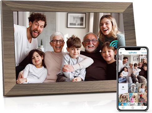16 Inch Large Digital Picture Frame, Canupdog Digital Photo Frame with 32GB Storage Wall Mountable, Auto-Rotate, Motion Sensor Share Photo Video via App in Kuwait