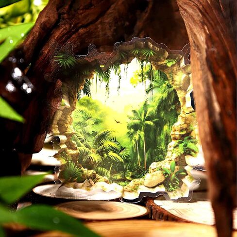 60pcs 3D Wall Hole Effect Scrapbook Stickers for Junk Journals, PET Fantasy Stickers for Journaling Scrapbooking Supplies, Broken Illusion Ephemera for Room Decor Wall Collage Kit in Kuwait