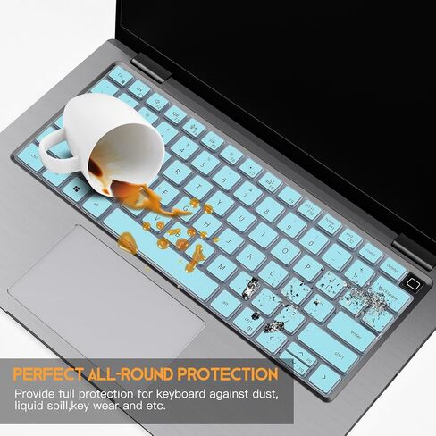 Keyboard Cover for Dell Latitude 5420 5430 5440 5450 3440 3450 14-in, Latitude7420 7430 7440 7450 7410 9420 9430 14, Latitude 16" 7650 7640, Latitude 9510 9520 7520 2025-2022, Ombre Pink in Kuwait