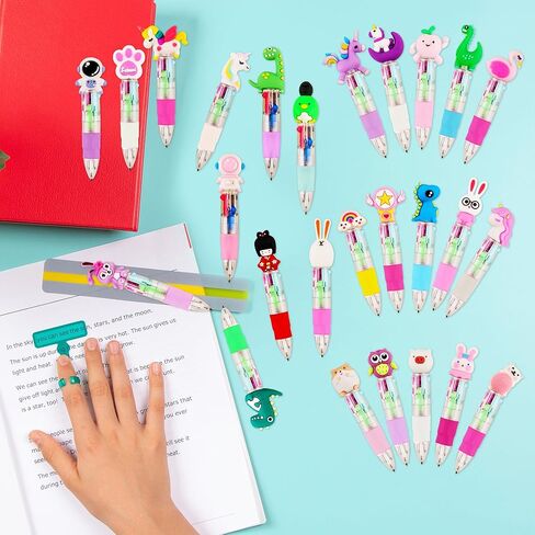 36 حزمة متعددة الألوان قلم حبر جاف قابل للسحب 4 في 1 لطيف صغير الكرتون Kawaii أقلام قابل للسحب هلام القلم أقلام حبر جاف للأطفال الطلاب العودة إلى المدرسة متعة الأطفال الهدايا حزب حقيبة الحشو in Kuwait