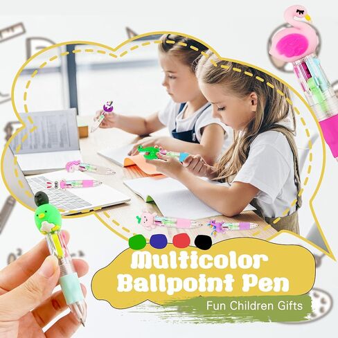 36 حزمة متعددة الألوان قلم حبر جاف قابل للسحب 4 في 1 لطيف صغير الكرتون Kawaii أقلام قابل للسحب هلام القلم أقلام حبر جاف للأطفال الطلاب العودة إلى المدرسة متعة الأطفال الهدايا حزب حقيبة الحشو in Kuwait