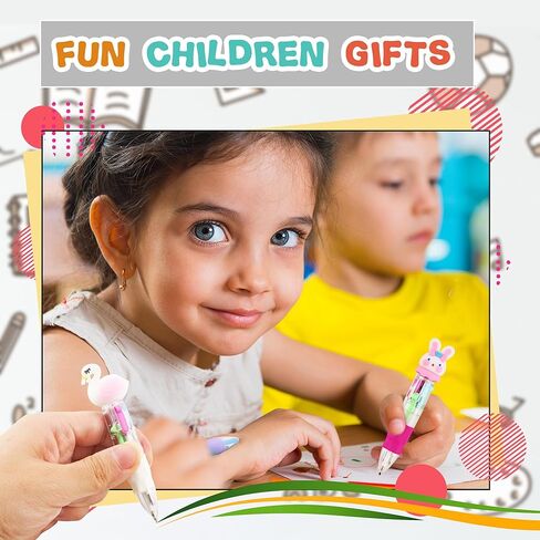 36 حزمة متعددة الألوان قلم حبر جاف قابل للسحب 4 في 1 لطيف صغير الكرتون Kawaii أقلام قابل للسحب هلام القلم أقلام حبر جاف للأطفال الطلاب العودة إلى المدرسة متعة الأطفال الهدايا حزب حقيبة الحشو in Kuwait