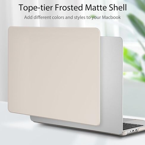Compatible with MacBook Air 15 inch Case M4 A3241 M3 A3114 M2 A2941 2025 2024 2023 Releaes, Plastic Hard Case with Keyboard Cover for Mac Air 15.3" Fits Touch ID, Crystal Blue in Saudi Arabia
