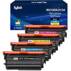 213A Toner Cartridge,4 Pack Compatible for HP 213A 213X 213Y for HP Color Laserjet Enterprise 5700dn 6701dn 5800dn 6801dn,Enterprise 5700 5800 6700 6701 6800 6801 Series Printers