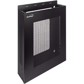 NavePoint 4U Server Rack, Vertical/Horizontal Wall Mountable Rack with Vented Enclosure for 19" IT Equipment, Cable Modems, Telecom, A/V