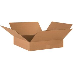 AVIDITI 17 x 17 x 4 Corrugated Cardboard Boxes, Flat 17"L x 17"W x 4"H, Pack of 25 | Shipping, Packaging, Moving, Storage Box for Home or Business, Strong Wholesale Bulk Boxes
