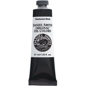 DANIEL SMITH Original Oil Color Paint, 37ml Tube, Pearlescent Black, 284340032