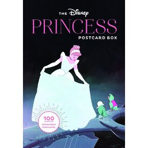 Disney Princess Postcard Box: 100 Collectible Postcards (Disney Art Stationery, Gift for Disney Lover)